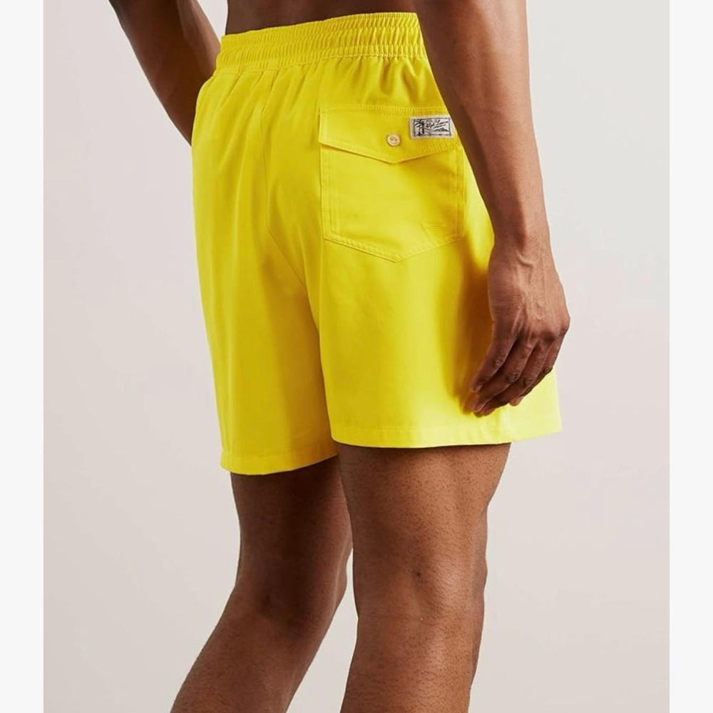 Polo Ralph Lauren Men’s Yellow Swim Shorts Size M - Picture 2 of 15